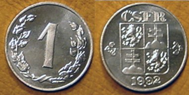 hal 1992 v zachovalosti UNC (i chcete-li BU) byl focen pes umlohmotn vko originln sady minc, nikdy neobhal
