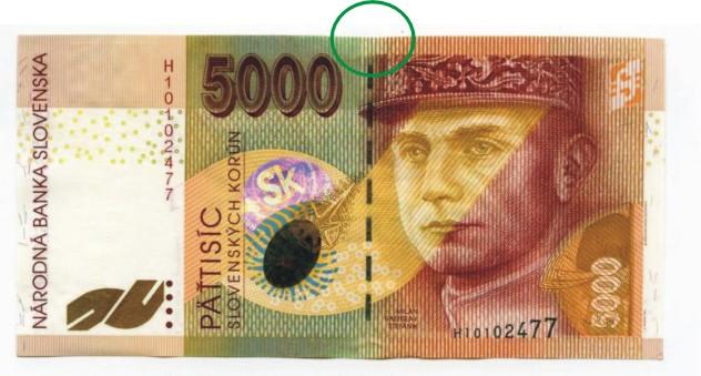 5000 Sk 1999 Sberatel Com Oceneni Hodnota Urceni Papirovych Platidel Bankovek