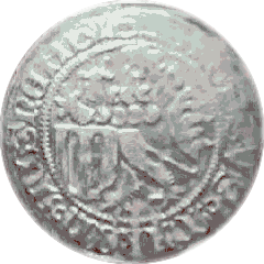Míšeňský groš - zachovalost VG, vzhledem ke stáří mince je tato zachovalost akceptovatelná
