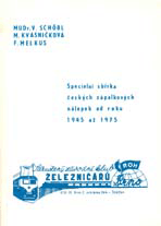 Obal katalogu Speciální sbírka českých zápalkových nálepek 1945 - 1975